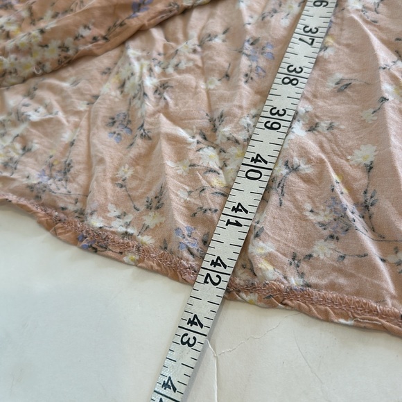 Floral Print Kimono With Drawstring Waist Tie American Eagle O/S - Picture 10 of 11